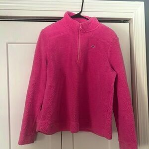 Women’s Vineyard vines pink mock neck fleece large